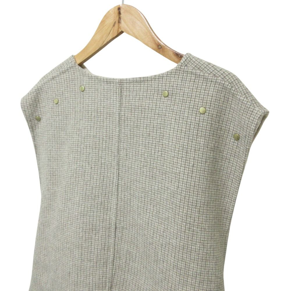 美品 24AW SEVEN TEN by MIHO KAWAHITO セブンテンバイミホカワヒト リバーシブル3WAYファージレ ベスト S グレージュ レディース 古着 中古 美品 24AW SEVEN TEN by MIHO KAWAHITO セブンテンバイミホカワ