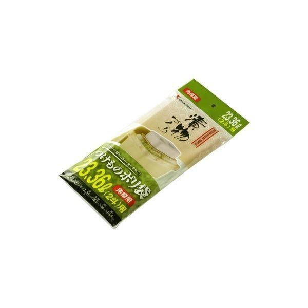 〔100セット〕 新漬物ポリ袋|漬物用品 〔角樽用 23 36L 2斗〕 材質 PE クリア 〔キッチン用品 家庭用品 手づくり〕〔代引不可〕