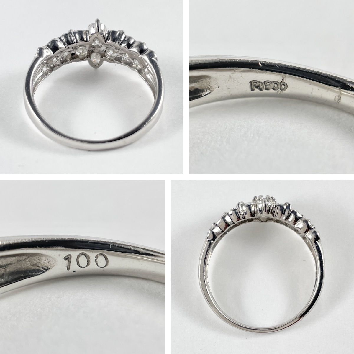 Pt900 天然ダイヤモンド 1.00ct リング - メルカリ