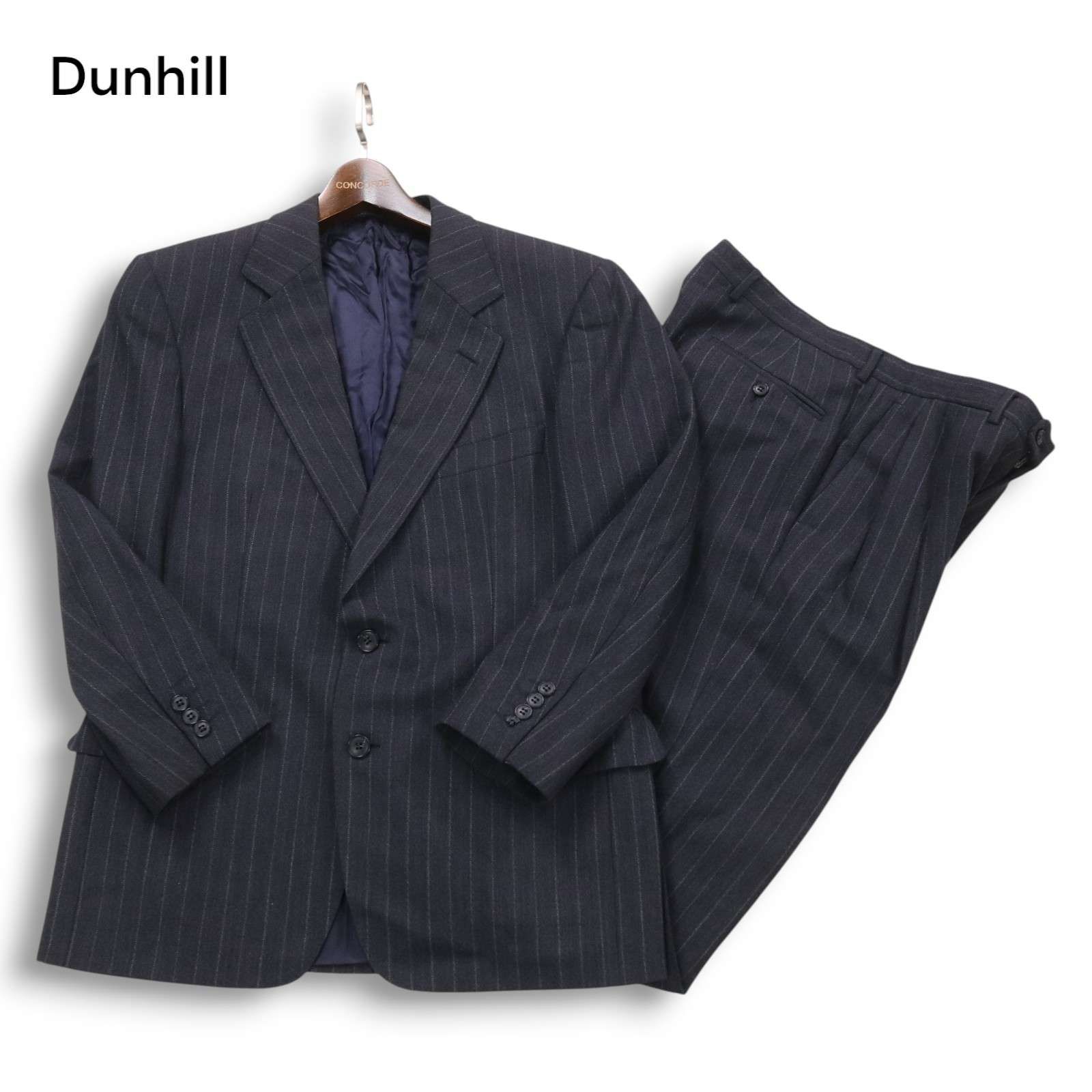 口コミ・レビュー評価が高いおすすめ人気商品の通販 Dunhill ダンヒル 通年 総裏☆ ストライプ セットアップ スーツ スーツ