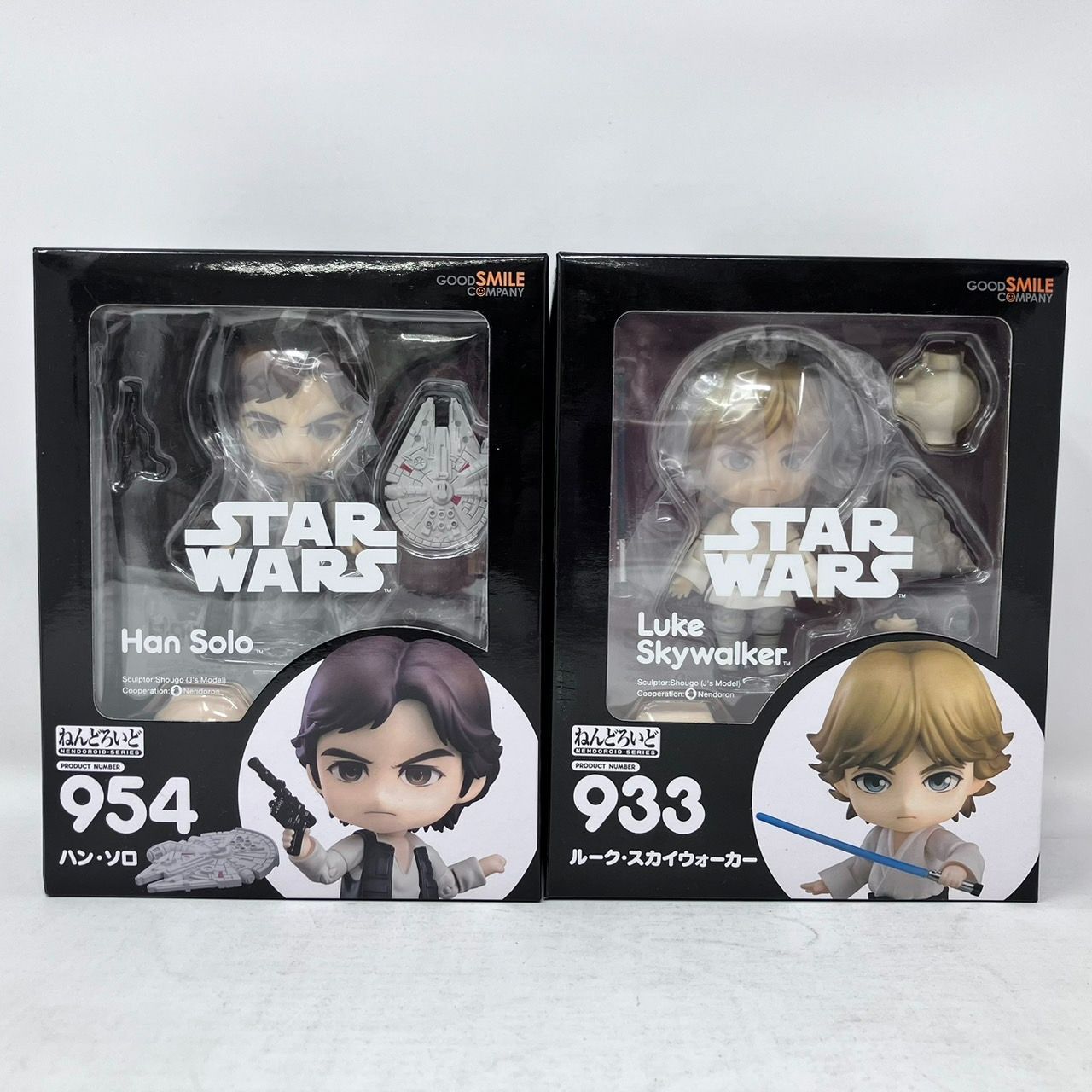 ねんどろいど STAR WARS エピソード4 ハン・ソロ ルーク・スカイ 