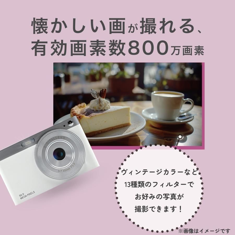 KEIYO Wi-Fiデジタルカメラ 800万画素 スマホに送れるデジタルズーム16 