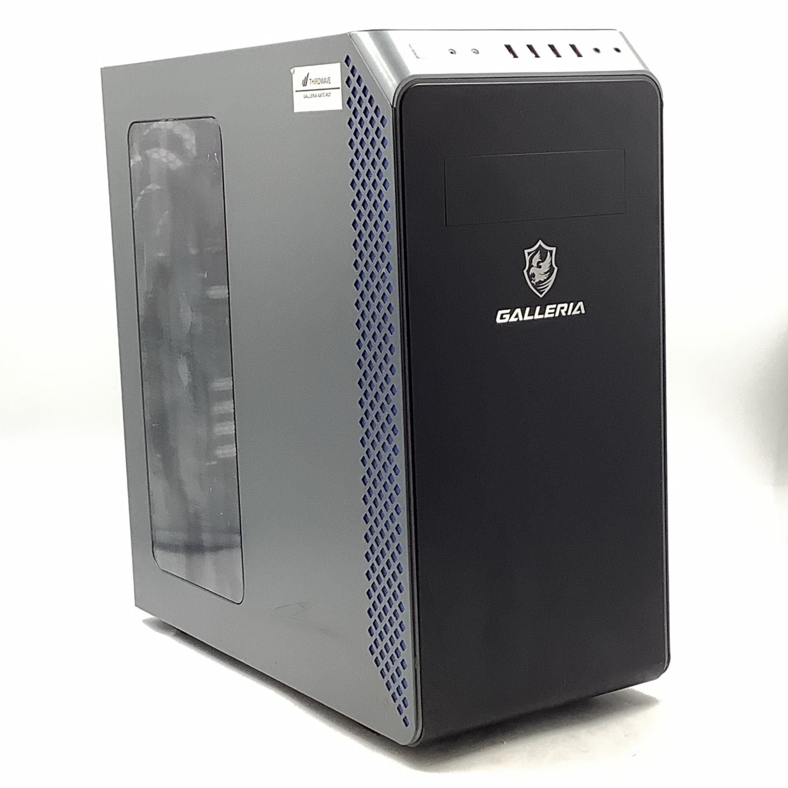 全額返金保証 最速発送 GALLERIA ゲーミングデスクトップPC XA7C-R37 i7-12700 16GB M.2 SSD 1TB RTX 3070 動作 済