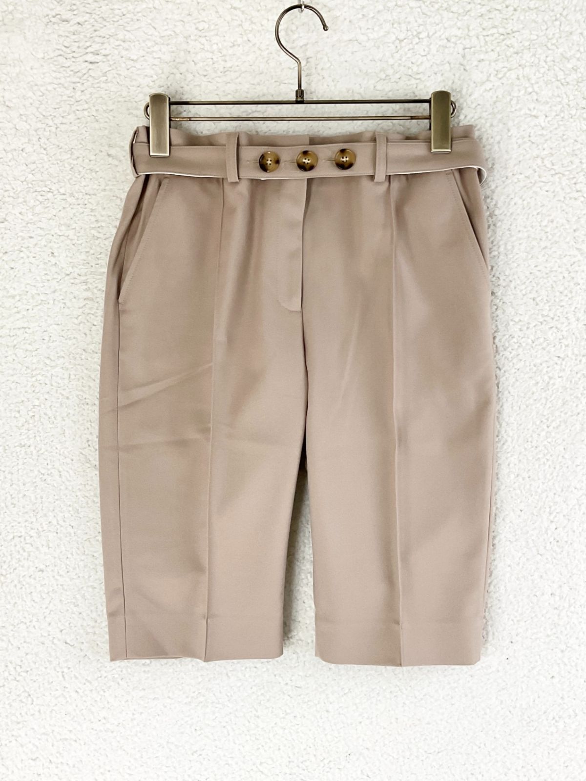 rokh ロク 38 ベージュ ハーフパンツ