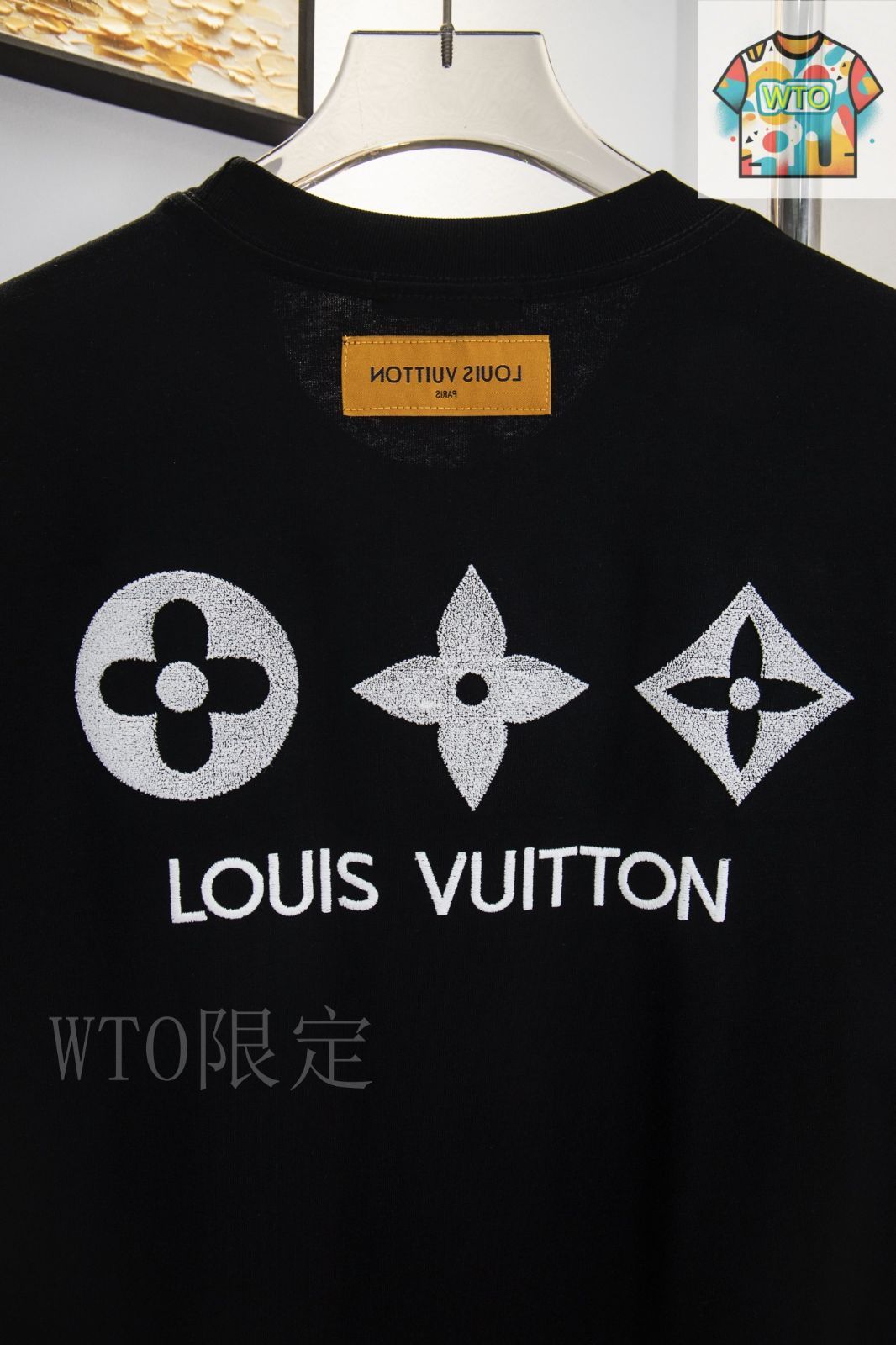 今日特価】LOUIS VUITTON 2025SS 刺繍アルファベット T シャツ