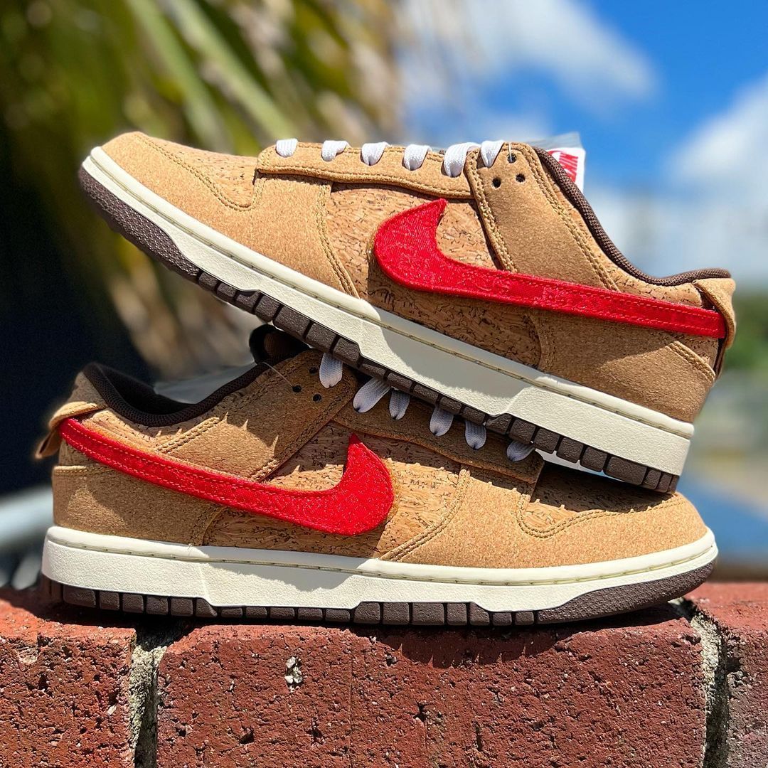 nike dunk low clot cork コルク-