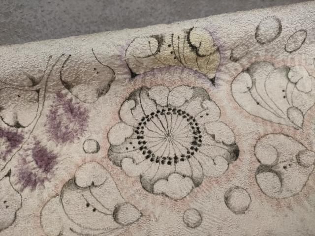 平和屋着物○訪問着 作家物 松嵐 絞り 辻が花 暈し染め 正絹 逸品 未