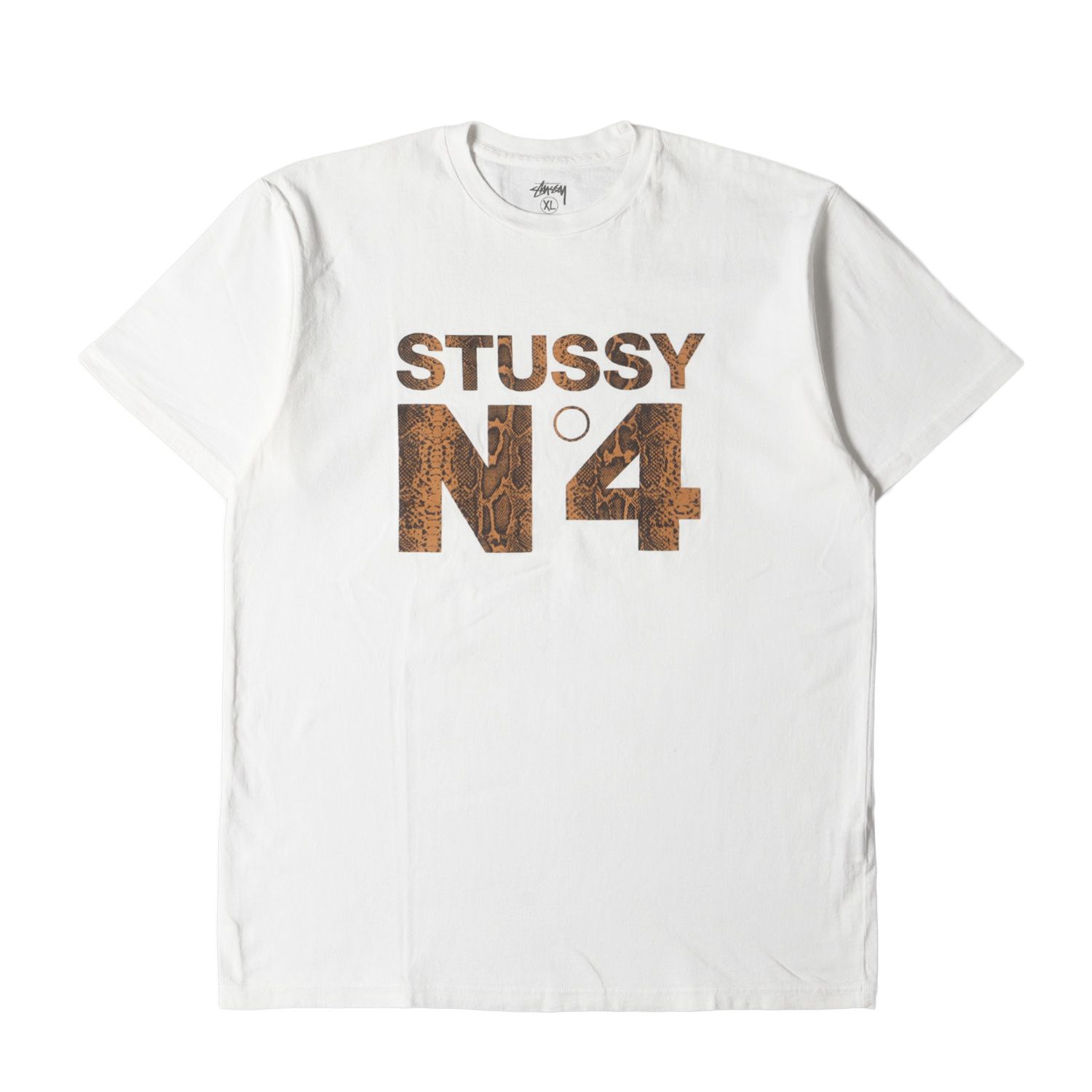 STUSSY ステューシー 90s モノグラム N°4 ロゴTシャツ 紺 M 90s STUSSY