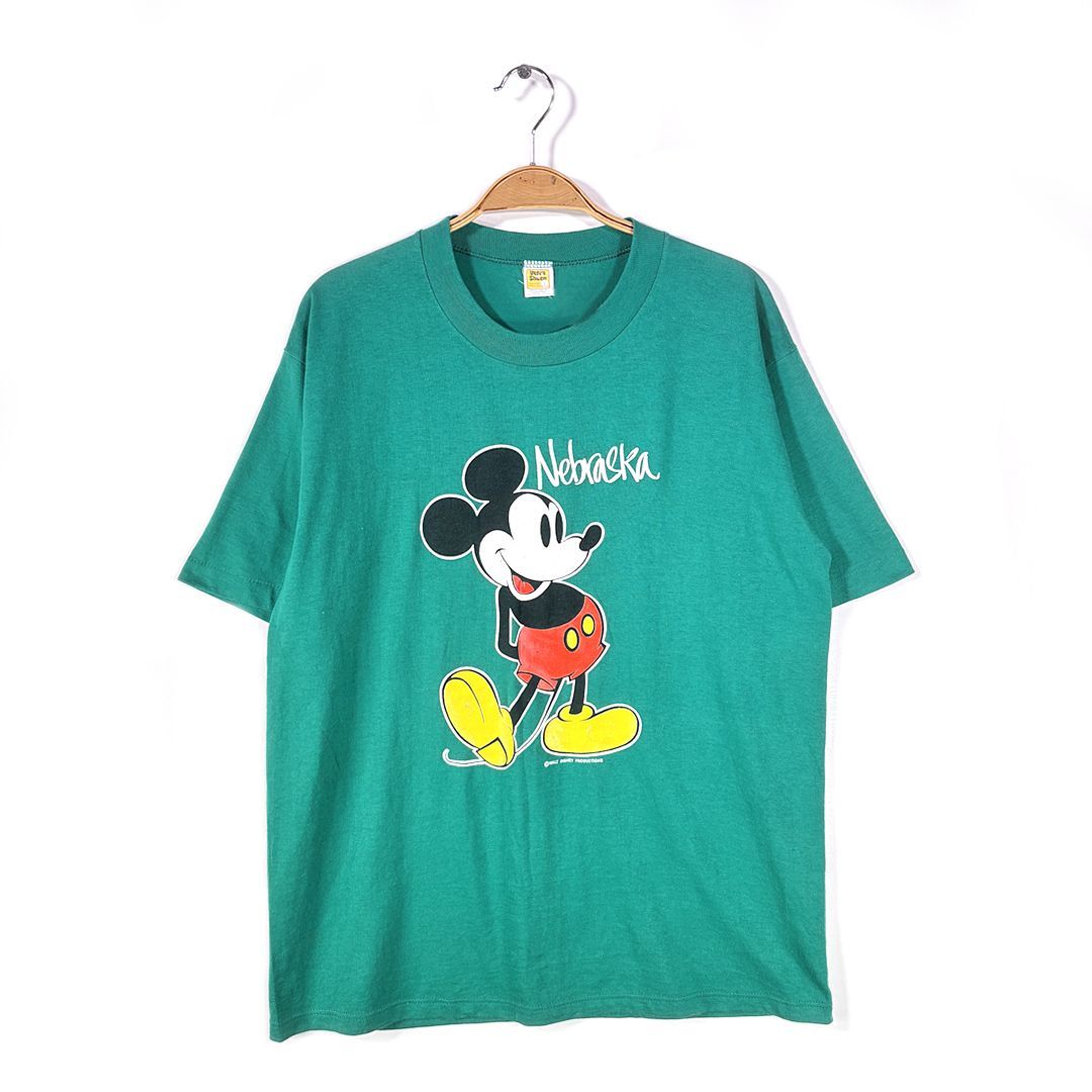 80s ミッキーマウス USA製 ヴィンテージTシャツ ディズニーランド