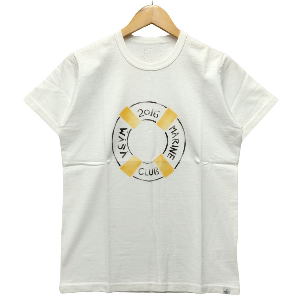 VISVIM ビズビム 品番 0116305010012 MARINE CLUB TEE S/S Tシャツ 半袖 ホワイト サイズ 1 正規品 /  17027 - メルカリ