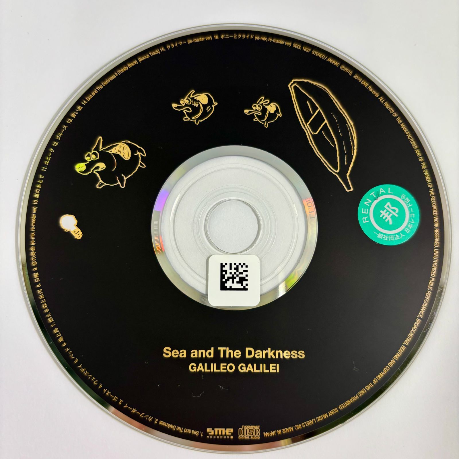 Galileo Galilei Sea and The Darkness LP Galileo Galilei - Sea and