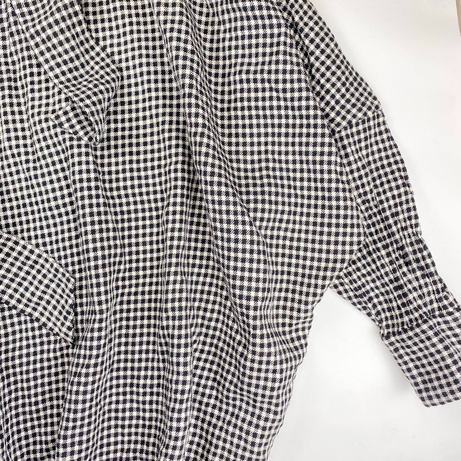 美品】 UNION LAUNCH ユニオンランチ / ウールシルク ボウタイシャツ 