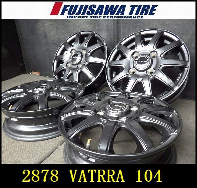 2878 B▲ ▲VATRRA 104▲12x3.5J 4穴 PCD100 45◆4本
