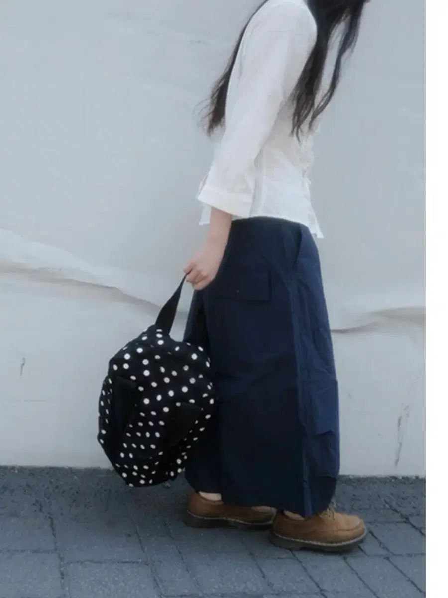 美品 コムデギャルソン ビートルズ リュックサック ポーチ付き ドット 黒 ビートルズ コムデギャルソン バックパック-ドット・リンゴ