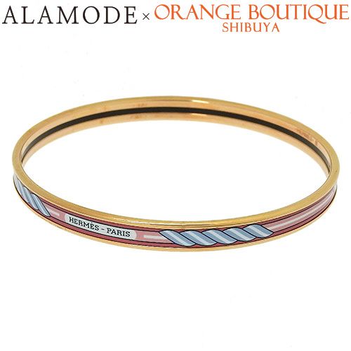 HERMES(エルメス) ユニ メタル(GP) エナメル バングル アクセサリー 
