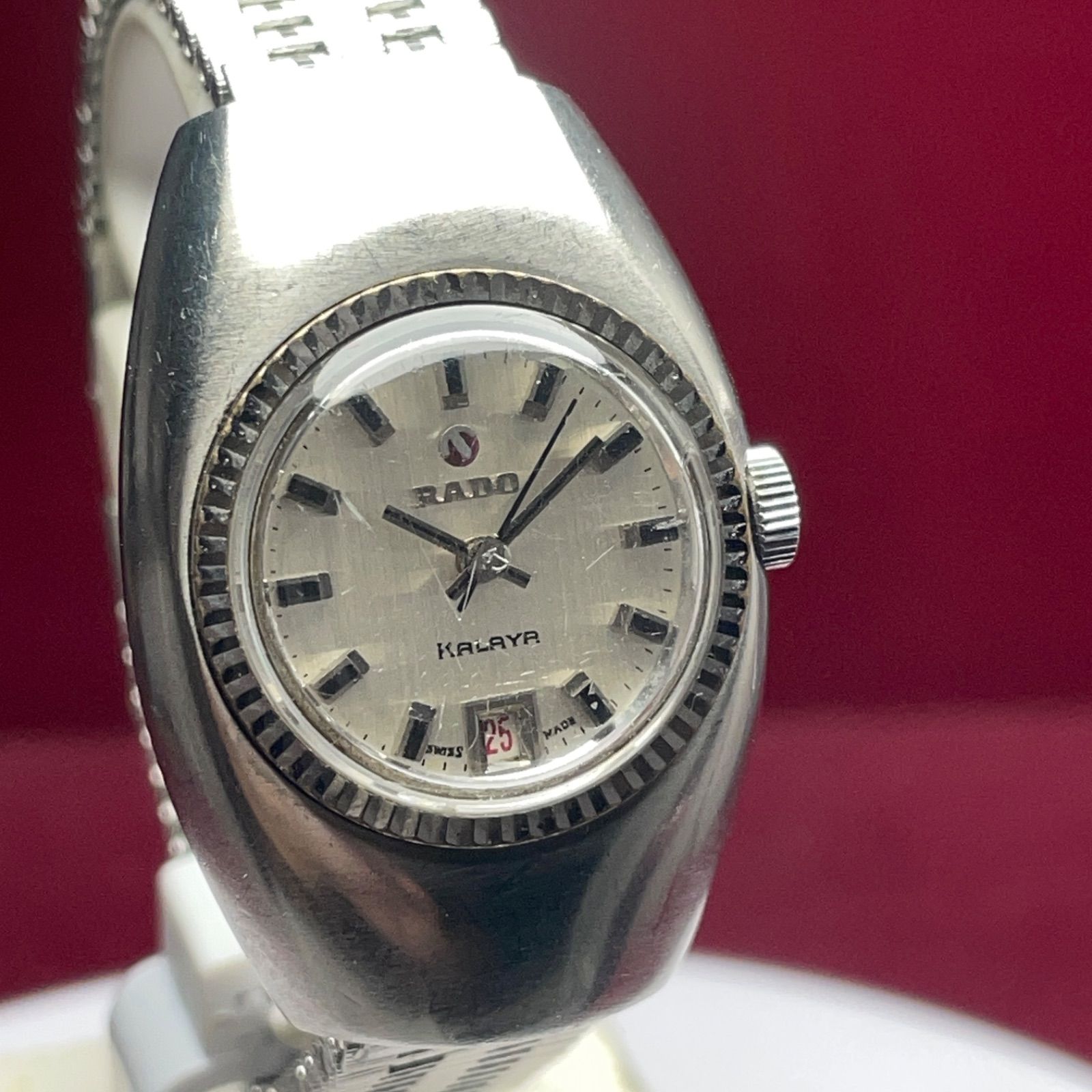 70s 最高級 RADO KARAYA 自動巻 スイス製 純正SSベルト 腕時計 70s 最高級 RADO KARAYA 自動巻 スイス製 純正SSベルト 腕時計