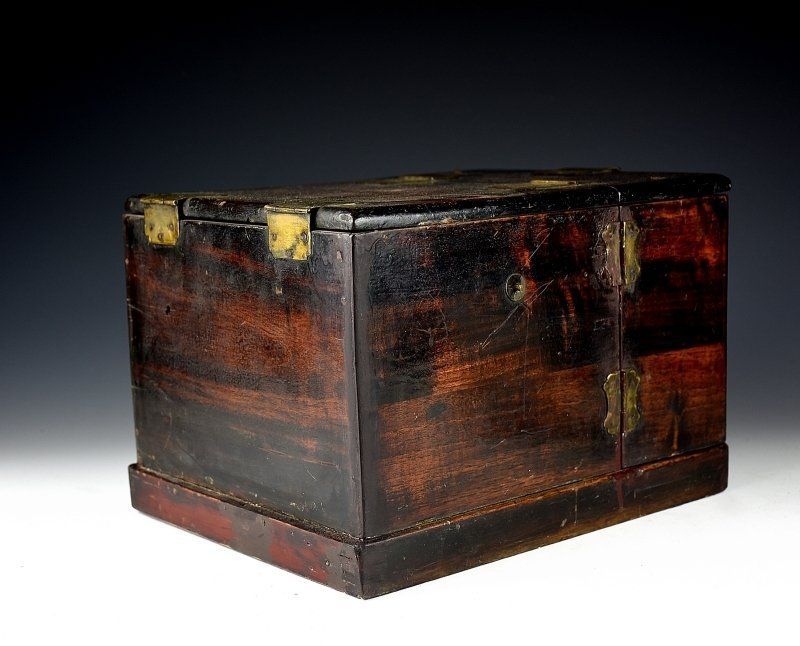 美術品 希少 石細工 中国 チェスト 工芸品 箪笥 骨董 アンティーク