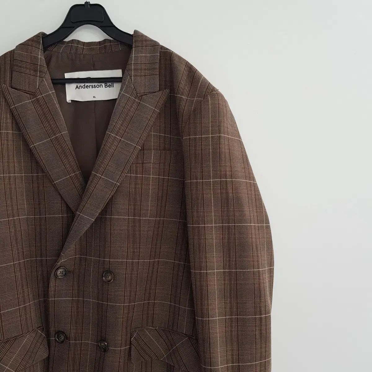 Andersson Bell チェック柄 ダブルブレストジャケット L Andersson Bell チェック柄 ダブルブレストジャケット L