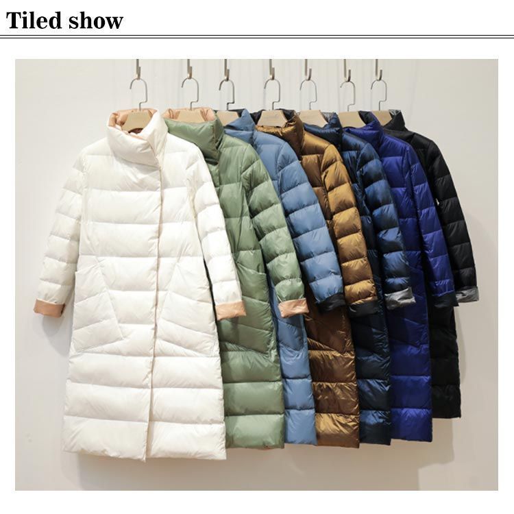 ★秋冬用暖か♪送料188円！Disney GOLF/厚手ボタンダウン長袖シャツ【LL】GRY★ ダウン96％以上 レディース 超軽量 防寒 リバーシブル バイカラー a