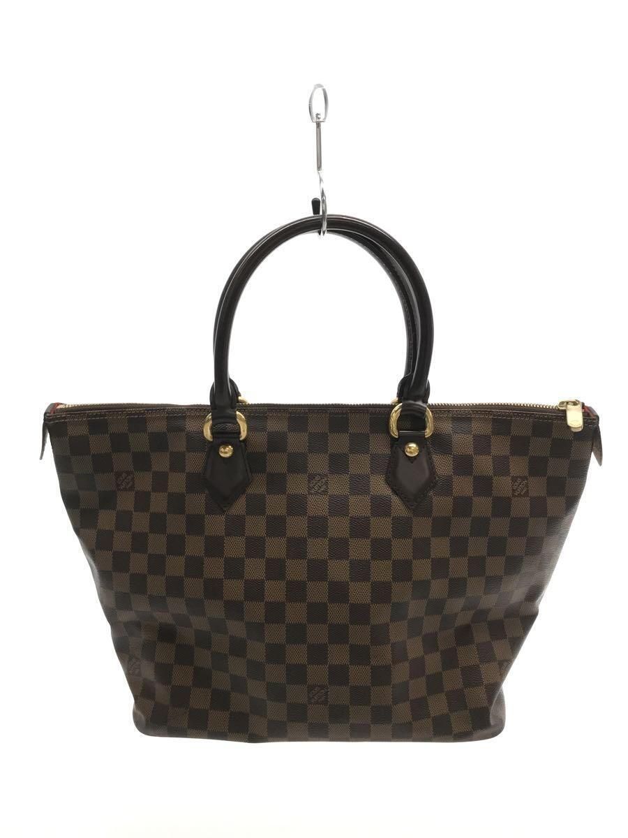 LOUIS VUITTON トートバッグ PVC ブラウン N51188 サレヤMM ダミエ - メルカリ