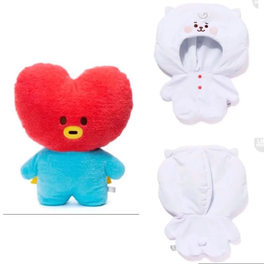 RJ公式　BT21. たっとん　ベビー　ロンパース付　ぬいぐるみ　L  TATA