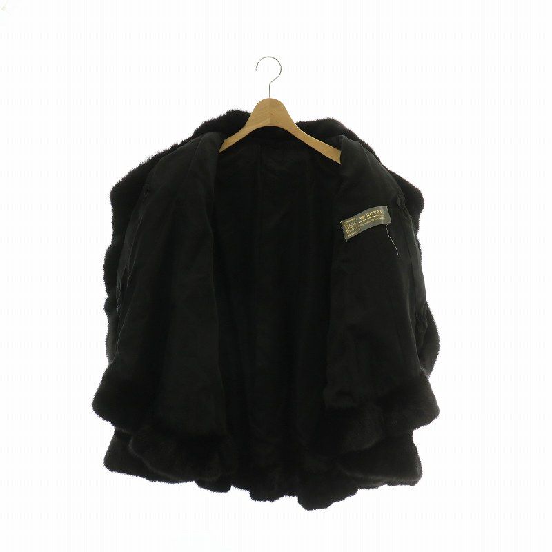 サガミンク SAGA MINK 金サガ ファーコート ケープ ポンチョ アウター