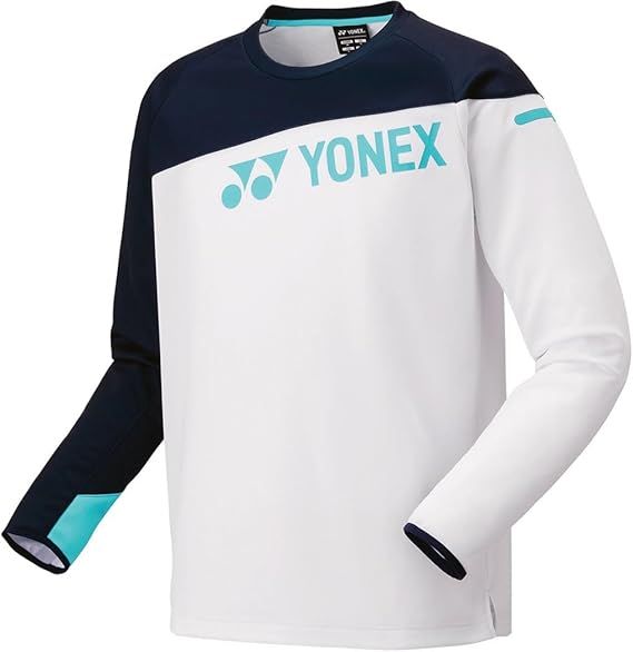  【新品・5営業日で発送】YONEX ヨネックス ジュニアライトトレーナー (31060J) 色 : ホワイト サイズ : J130 トレーナー