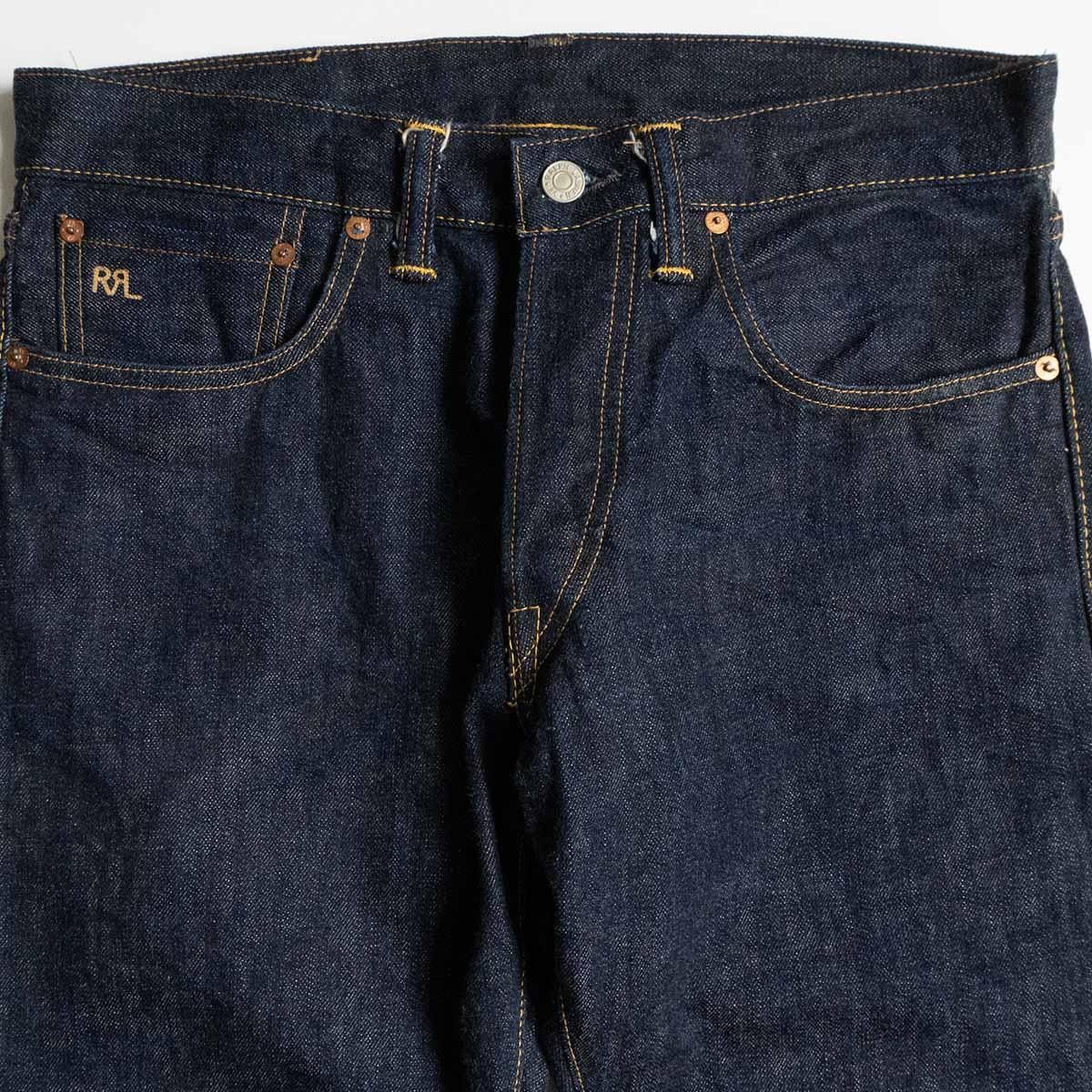 美品/濃紺】RRL 【SLIM FIT JEANS】31×32 スリムフィット