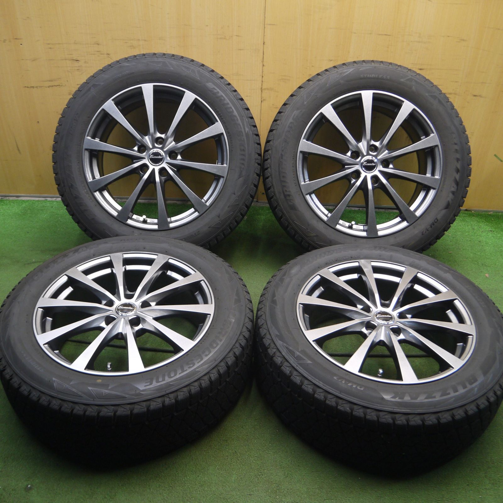 送料無料* バリ溝！キレイ！9分☆スタッドレス 225/60R18 ブリヂストン ブリザック DM-V2 Exceeder エクシーダー 18インチ  PCD114.3/5H☆4020203Hス - メルカリ