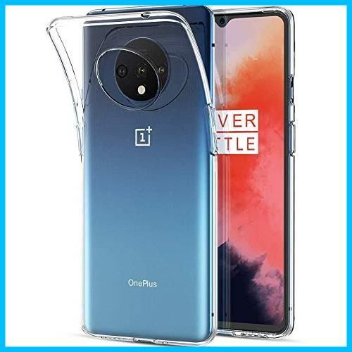 【特価セール】OnePlus 7T ケース 【ELMK】クリスタル クリア 透明 TPU素材 保護カバー OnePlus 7T 対応 (クリア)