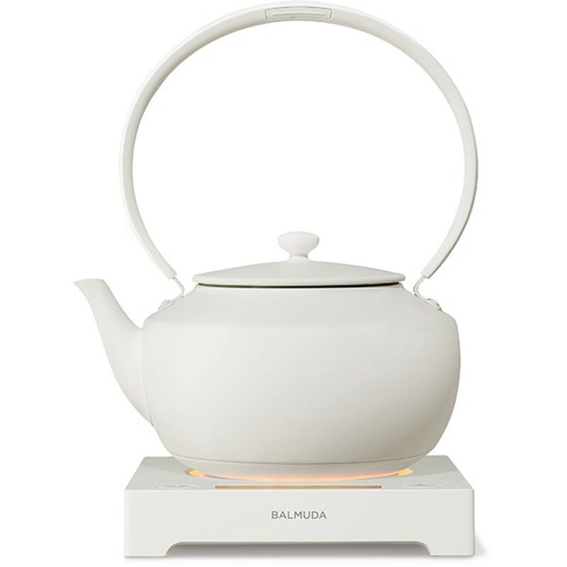メーカー正規品 バルミューダ BALMUDA MoonKettle 温度調整機能つき電気ケトル ホワイト KPT02JP-WH