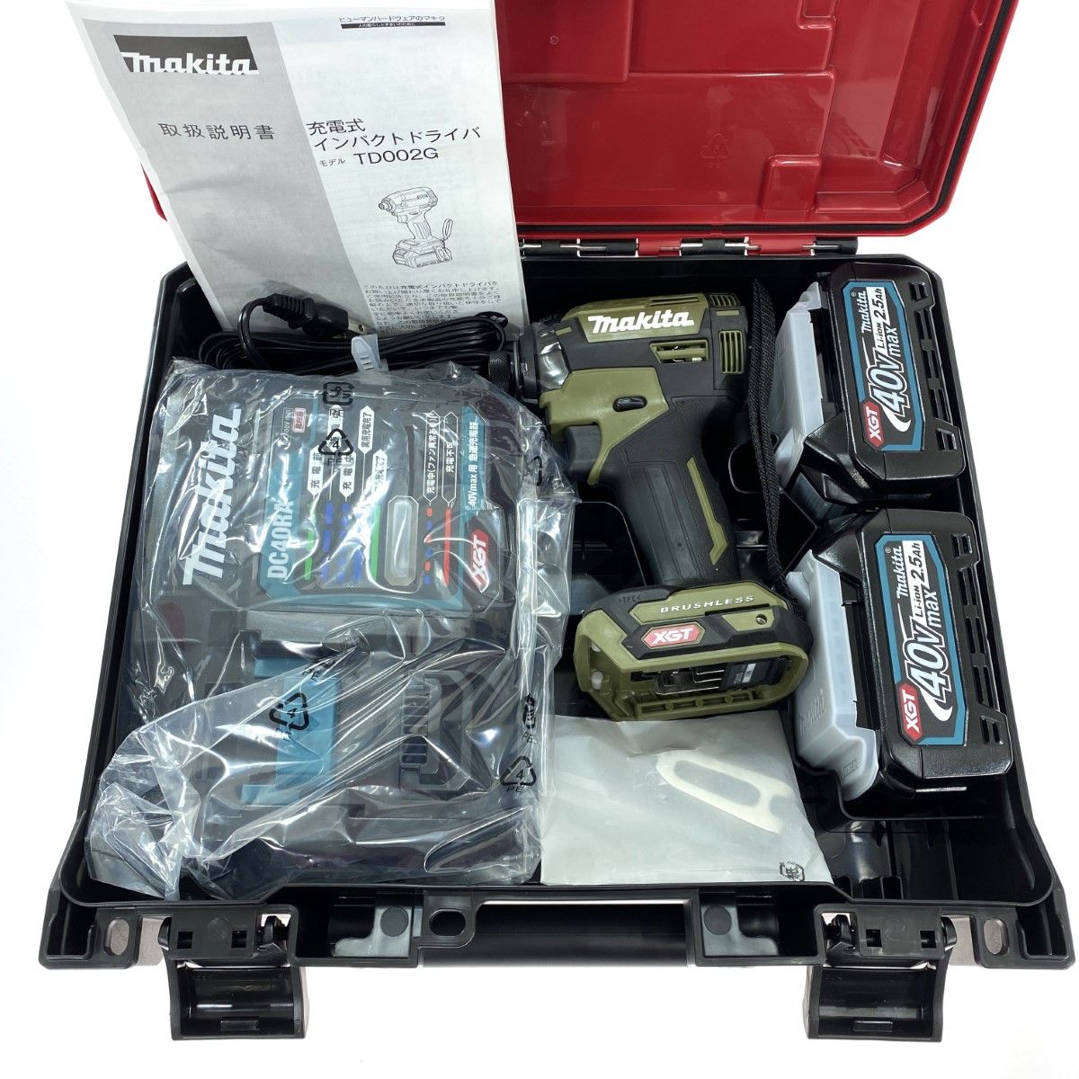 MAKITA マキタ 40V 充電式インパクトドライバ TD002GRDXO