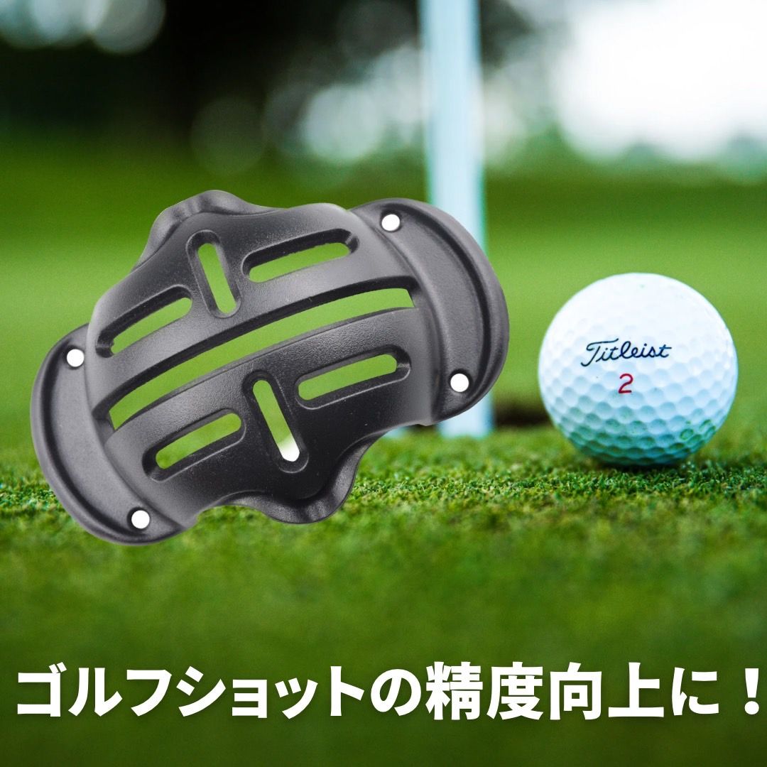 ゴルフ ボール　ライン　マーカー ペン パター 改善 3点セット ライン 赤青