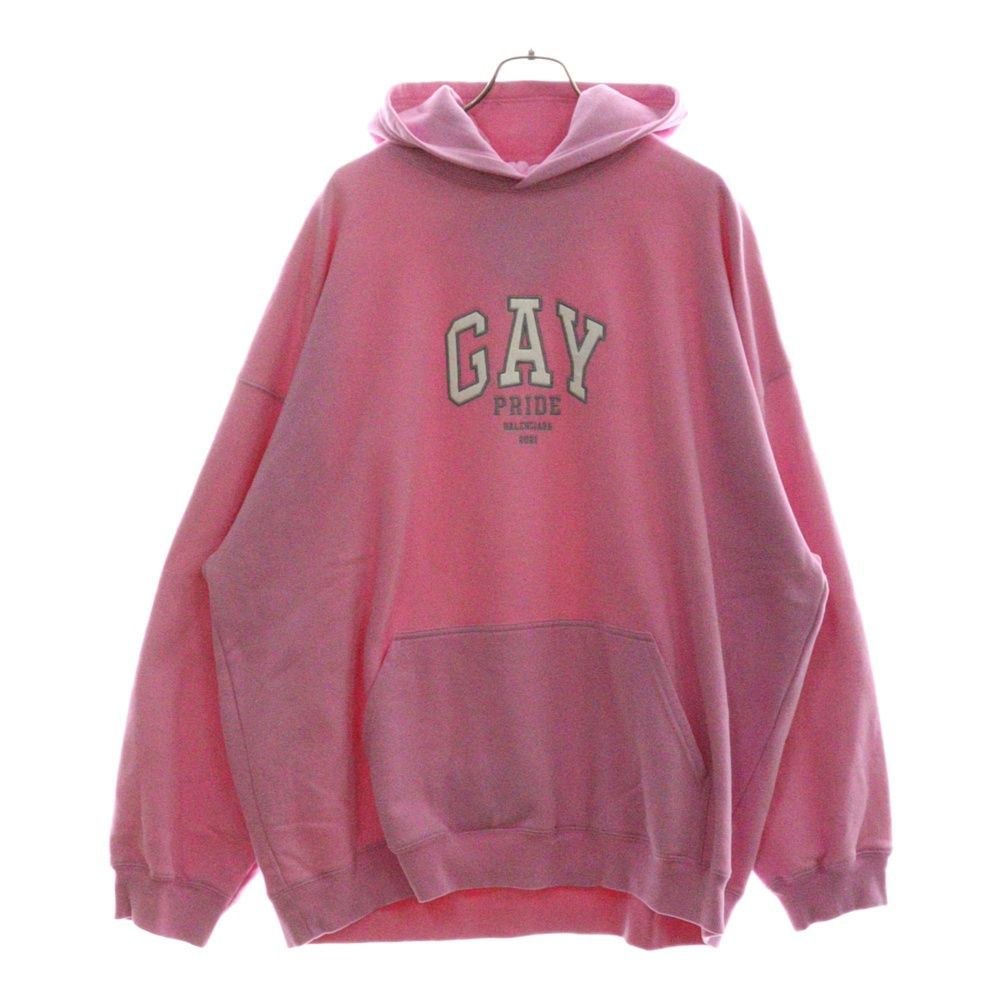 5917【美品】バレンシアガ‪☆刺繍ロゴ入りスウェット GAY PRIDE 5917【美品】バレンシアガ‪☆刺繍ロゴ入りスウェット GAY PRIDE‬