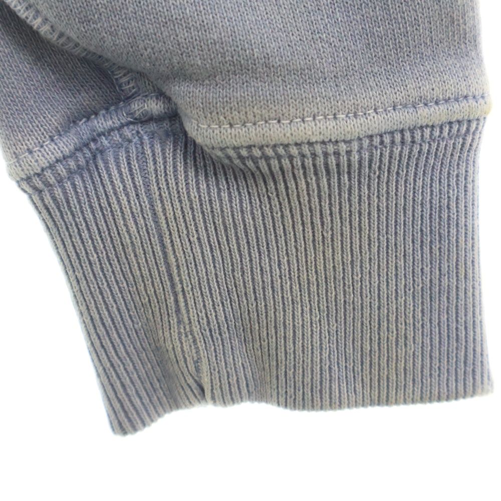 PRADA (プラダ) 25SS VINTAGE EFFECT BLUE SWEATSHIRT カレッジ