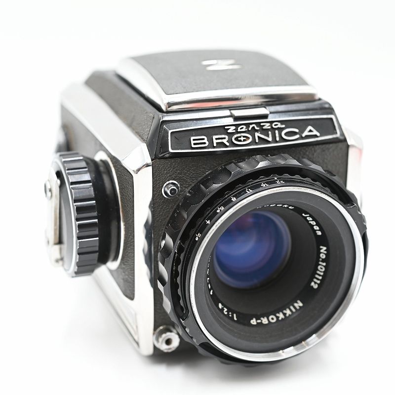 Zenza Bronica ゼンザ ブロニカ C Nippon Kogaku Nikkor P 75 mm f 2 8 Lens CLA’d No Haze Fungus フィルムカメラ