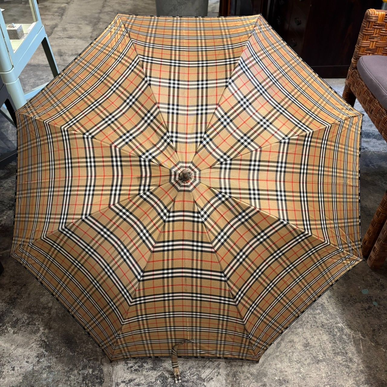 Burberrys バーバリー 傘 バーバリーチェック 雨具 長傘 全長880mm