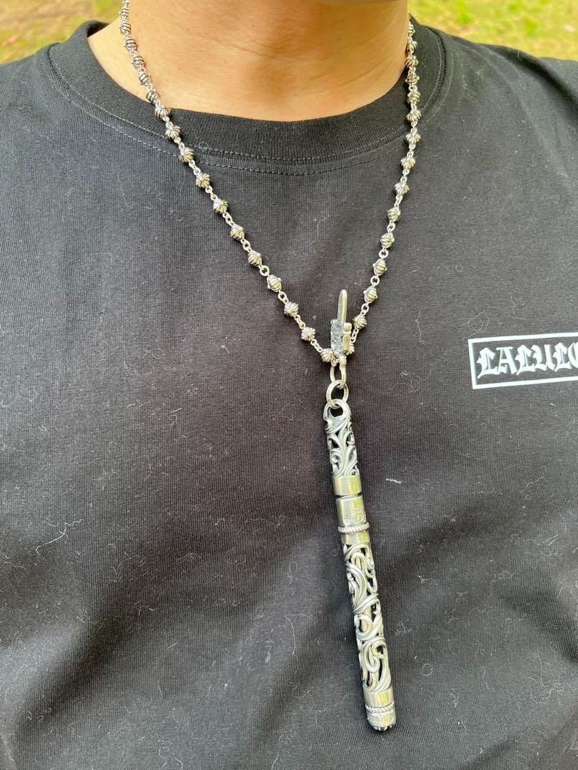 925刻印有 重厚シルバーペンダントとしても使えるペン