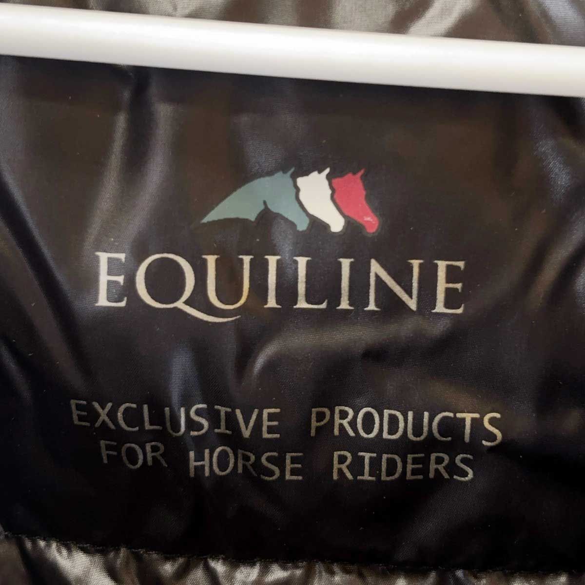 EQUILINE エクイライン 中綿 ナイロン ジャケット M グリーン レディース 乗馬 馬術