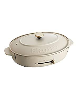 中古】 BRUNO ブルーノ オーバルホットプレート 本体 プレート3種