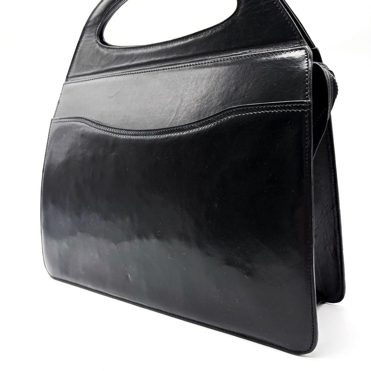 BALLY ブラック レザーハンドバッグ Bally レザーハンドバッグ | ブラック | FARFETCH JP