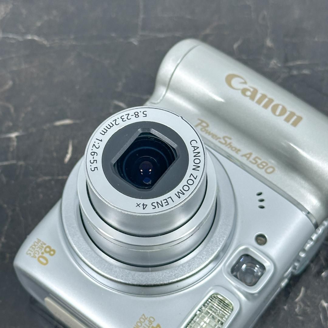 美品】Canon PowerShot A580 単3電池駆動 キャノン パワーショット