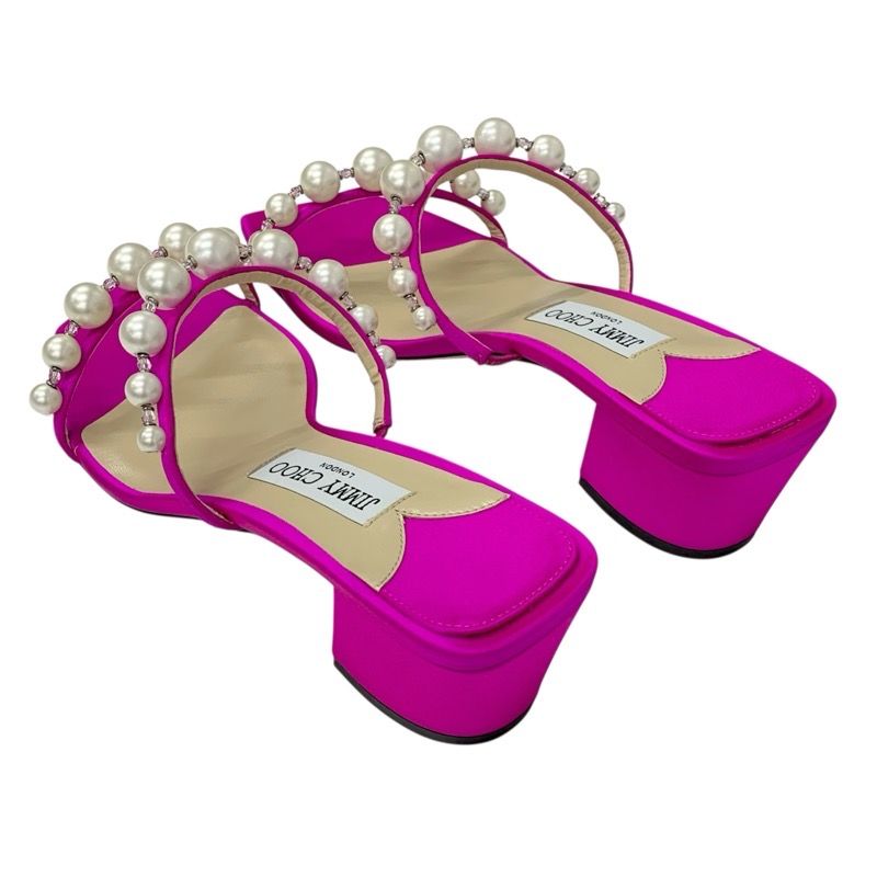 Jimmy Choo ジミーチュウ ビーチサンダル ピンク M109517916 - 靴