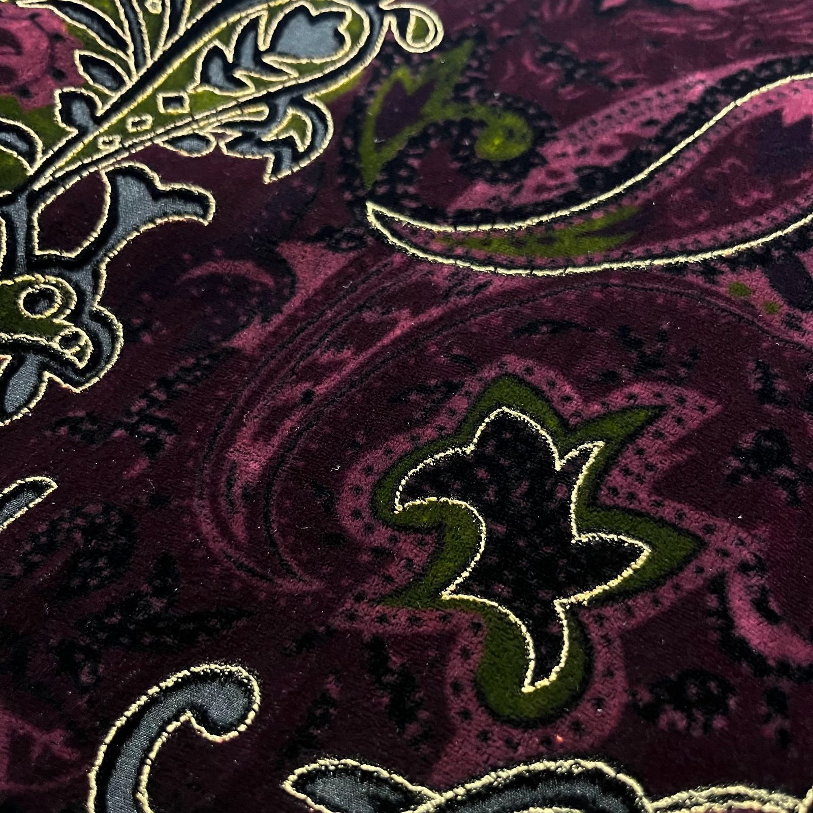 MAGLIANO 21aw ペイズリーベロアシャツ シースルー 刺繍 マリアーノ