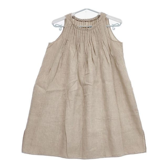 キャピタル kapital リネン ノースリーブ チュニック ブラウス XS