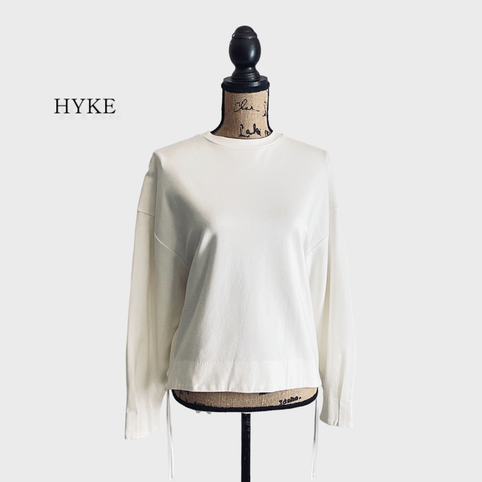 HYKE ハイク プルオーバー ホワイト レディース 長袖Tシャツ - 古着屋