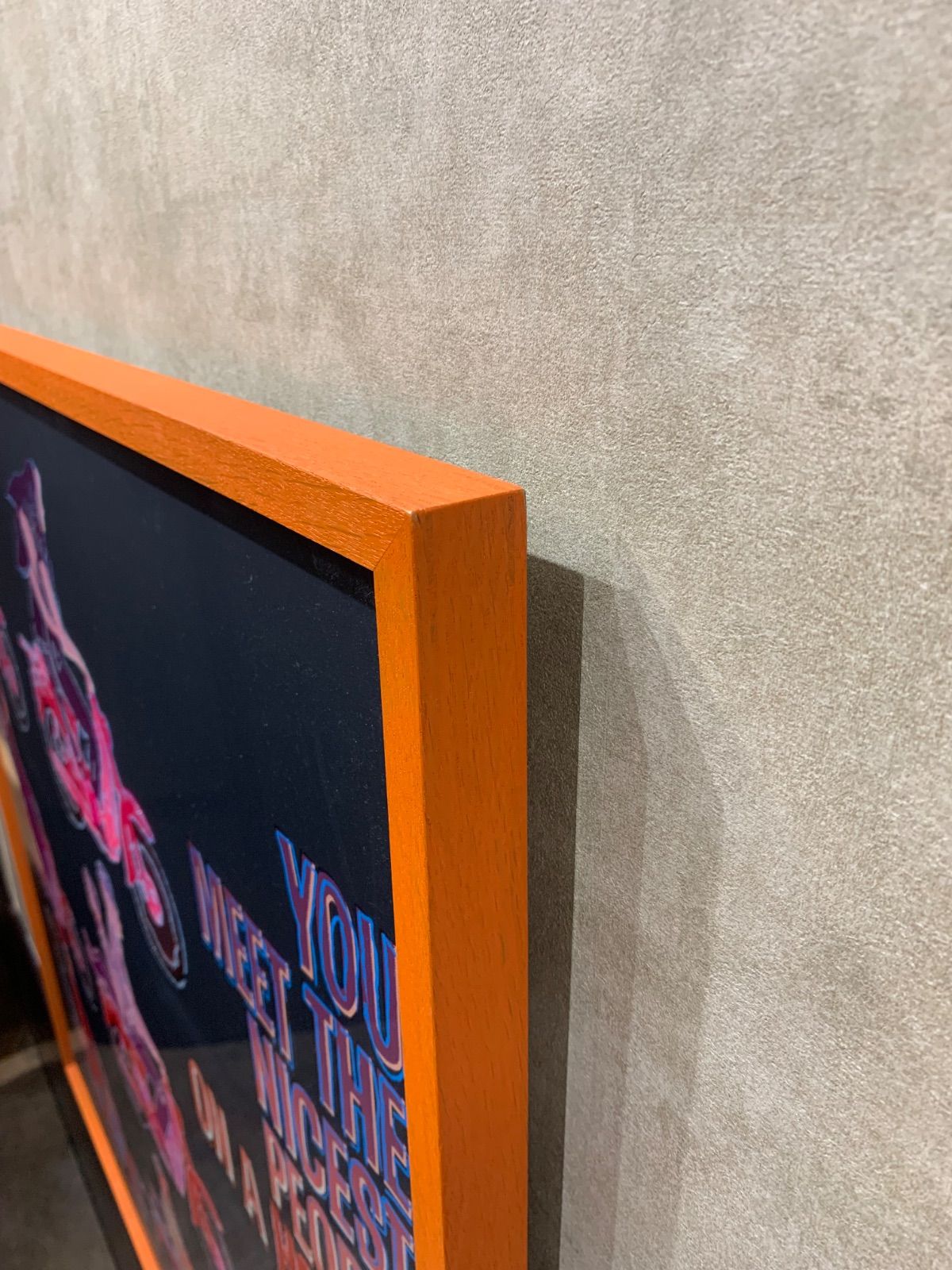 額付】【真作】YOU MEET THE NICEST PEOPLE ON A HONDA ルパート  