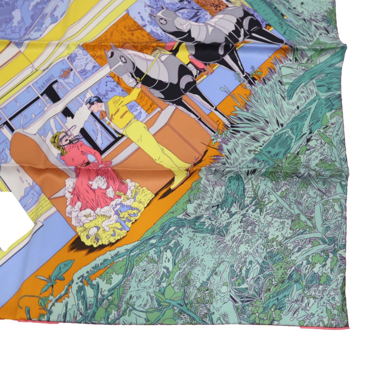 未使用 HERMES エルメス カレ70 Rendez-Vous Galant ランデヴー