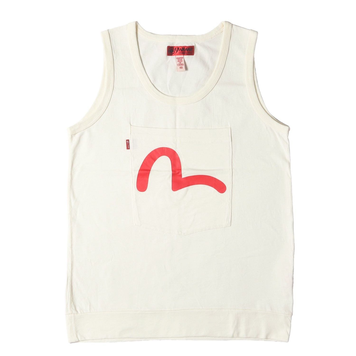 美品】EVISU エヴィス タンクトップス サイズ:40(L) / カモメ ビッグ 