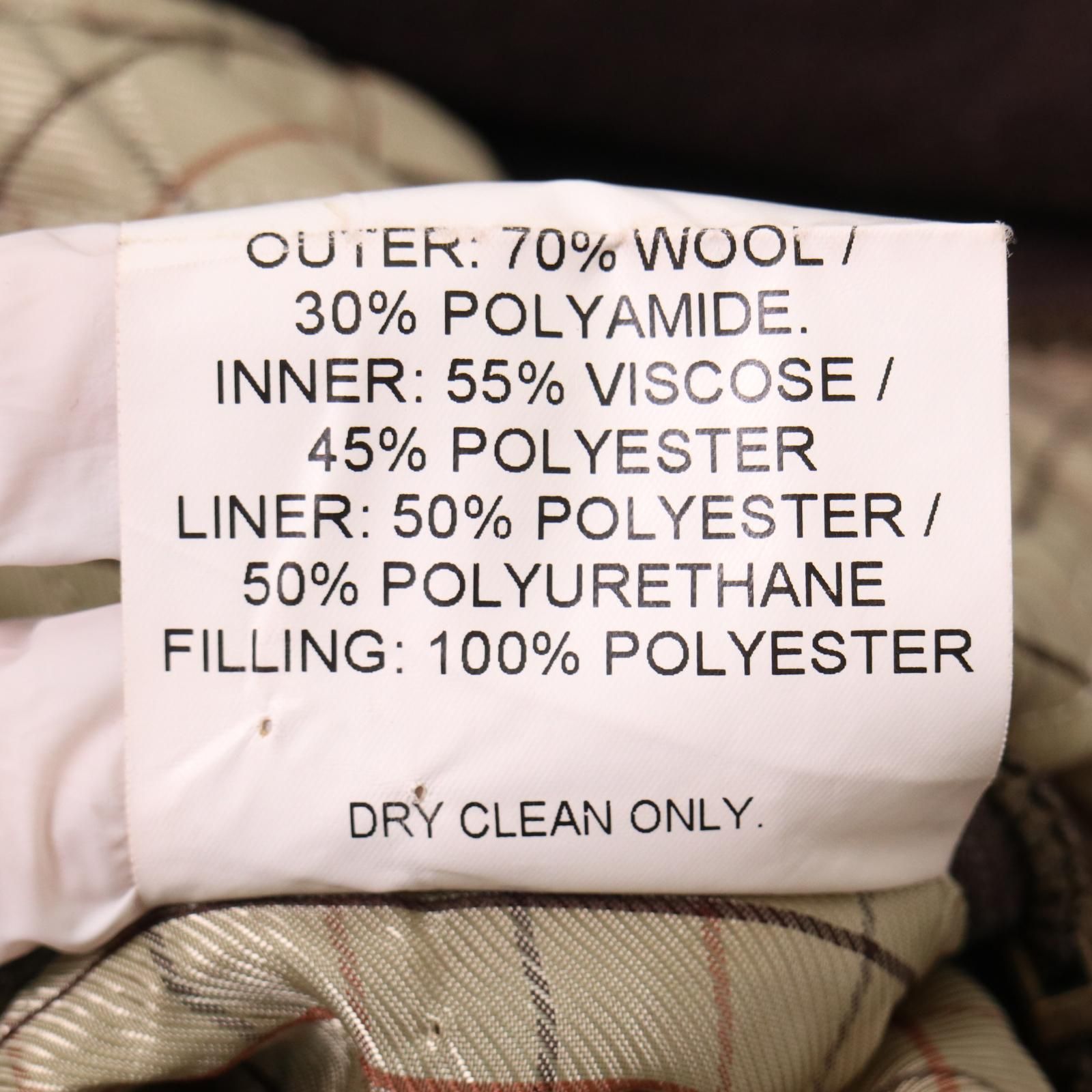 Barbour バブアー ウール ニューマーケット コート ダークブラウン  